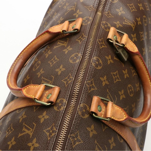 Louis Vuitton LV50 Keepall Monogram Tote Travel Duffle Bag - Picture 8 of 11